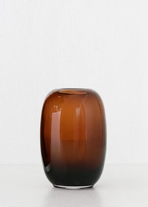COTT VASE |  19CM  |  RUST CLAY GLASS