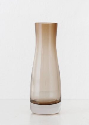 DANSK VASE | 27CM | SMOKED BRONZE GLASS