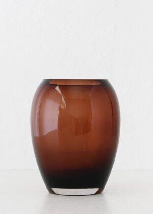 KONIN VASE | 22CM | RUST CLAY GLASS