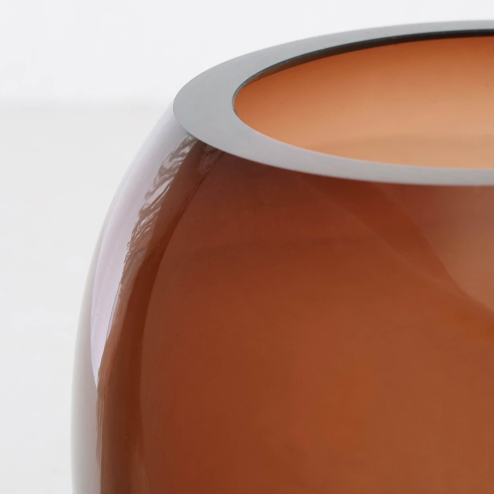 KONIN VASE | 22CM | RUST CLAY GLASS - Image 3