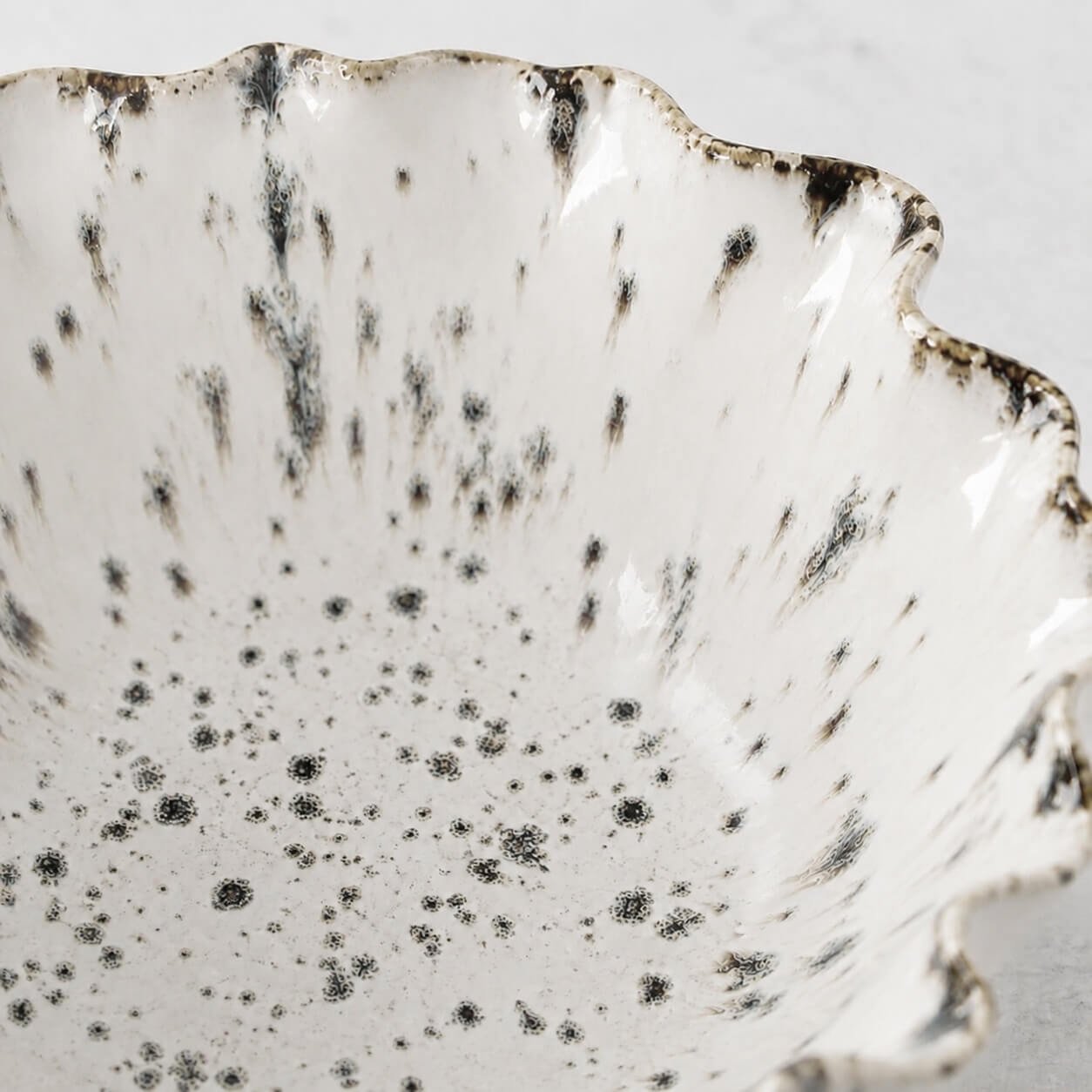 MODE TERI PLATTER | 36CM | IVORY FLECK - Image 4