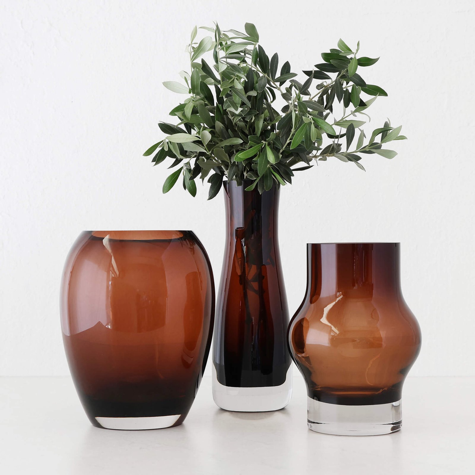 DANSK VASE | 27CM | RUST CLAY GLASS - Image 4