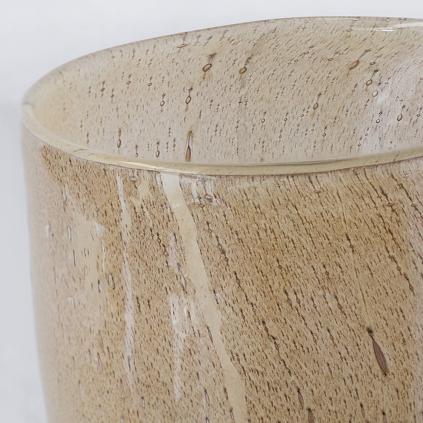 PRALI VASE  |  TALL 26CM  |  BURNT AMBER GLASS - Image 4