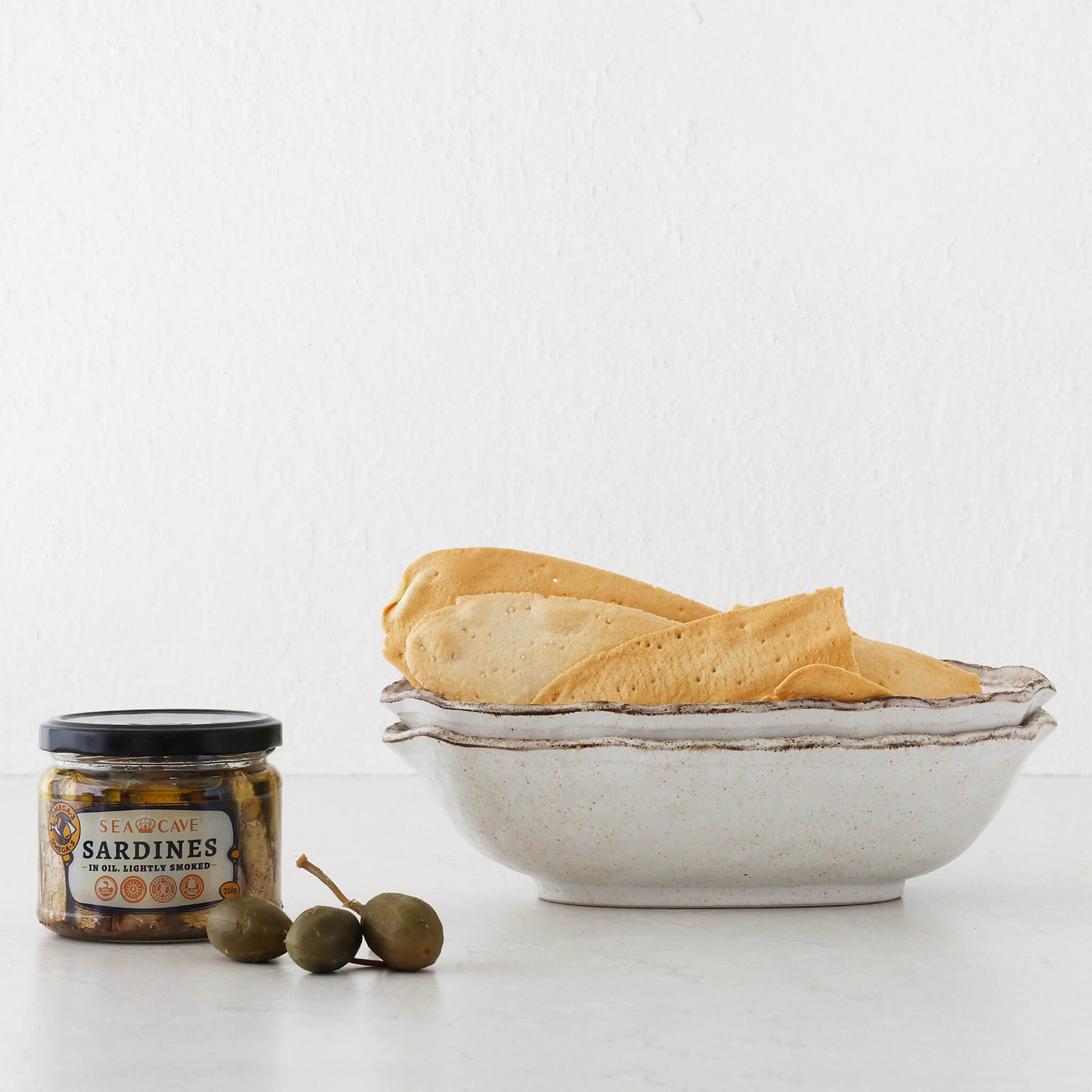 SHIROKARATSU CERAMIC LARGE OVAL BOWL BUNDLES | NATURAL GLAZE | 25CM