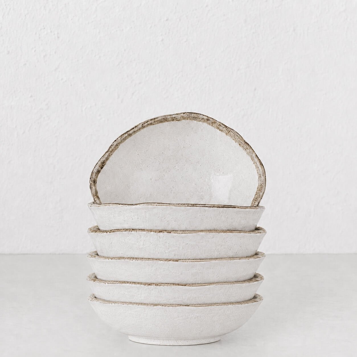 SHIROKARATSU CERAMIC MEDIUM BOWL BUNDLES | NATURAL GLAZE | 21CM - Image 6