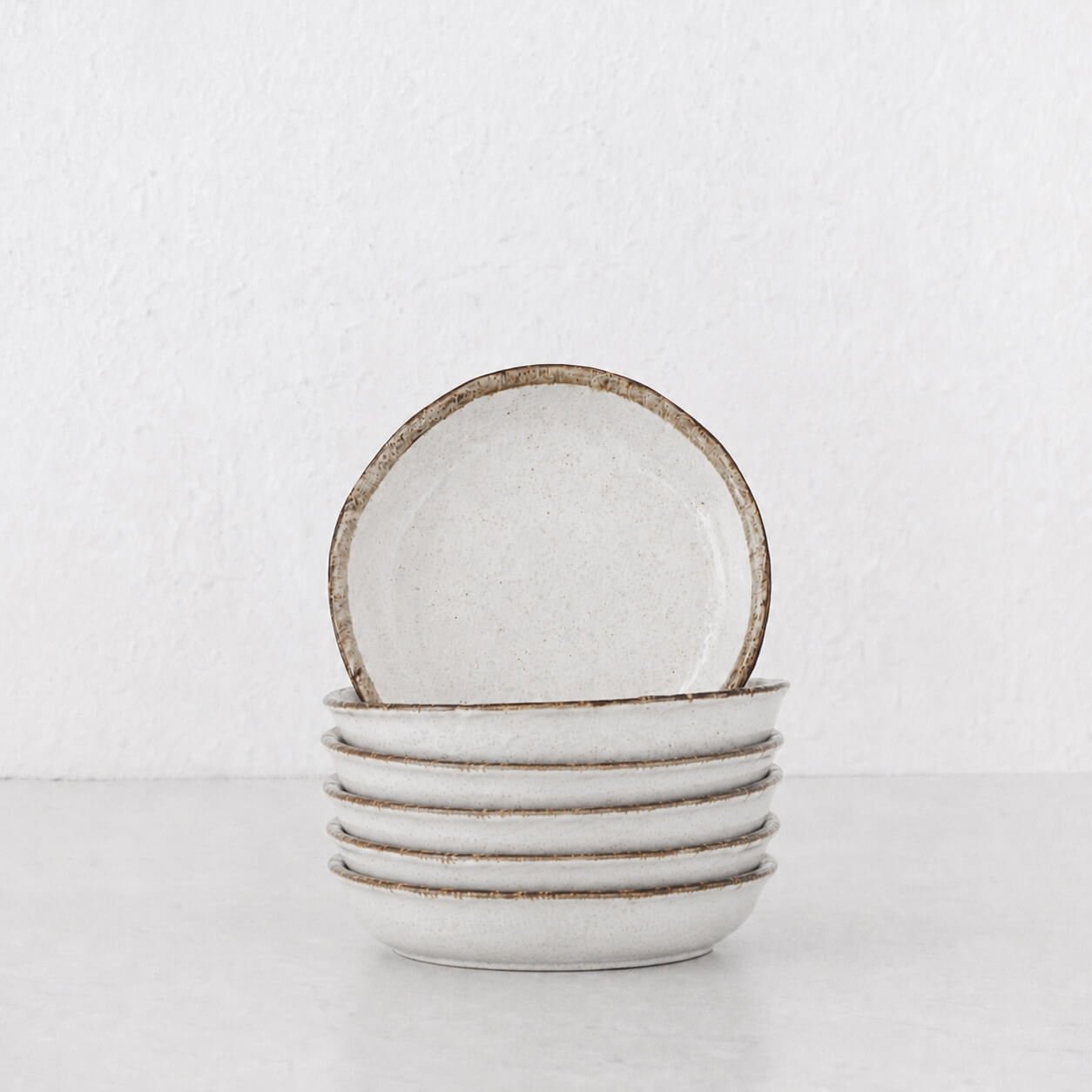 SHIROKARATSU CERAMIC LARGE DISH BUNDLES | NATURAL GLAZE | 19CM - Image 5