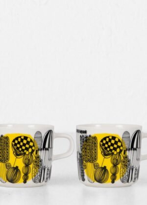 MARIMEKKO | SIIRTOLAP COFFEE MUG 2DL | YELLOW | BUNDLE X2