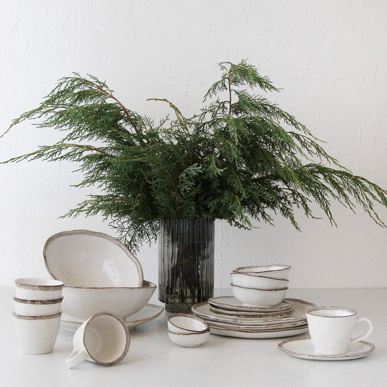 SHIROKARATSU CERAMIC LARGE OVAL BOWL BUNDLES | NATURAL GLAZE | 25CM - Image 3